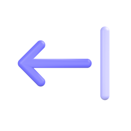 Left-alignment  3D Icon