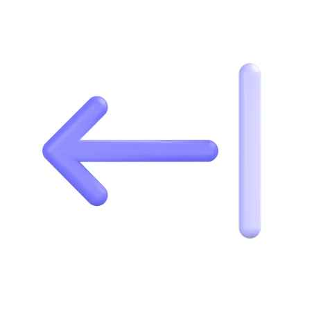 Left-alignment  3D Icon