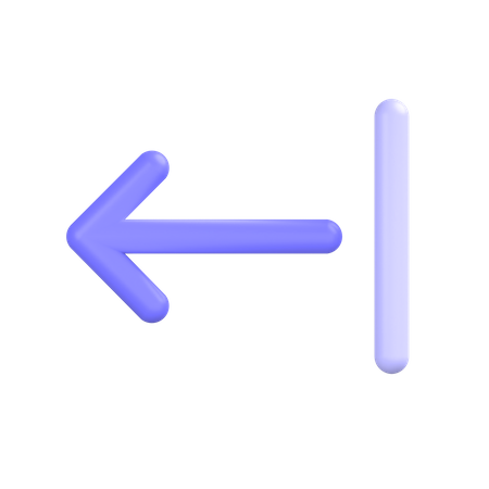 Left-alignment  3D Icon