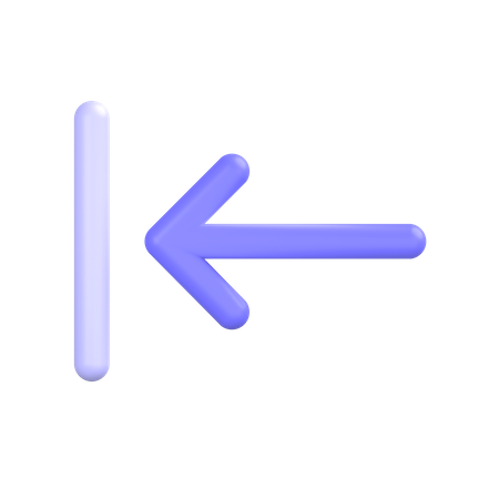 Left-alignment  3D Icon