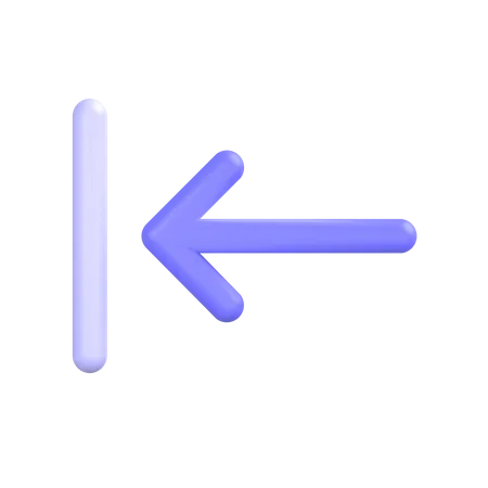 Left-alignment  3D Icon