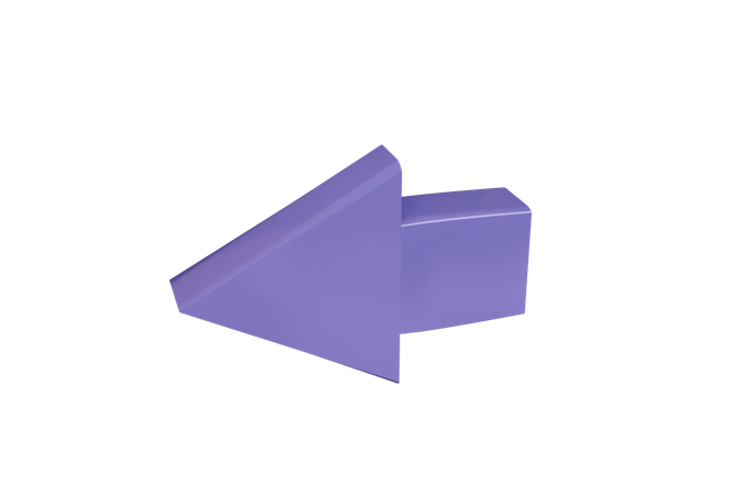 Left Arrow  3D Icon