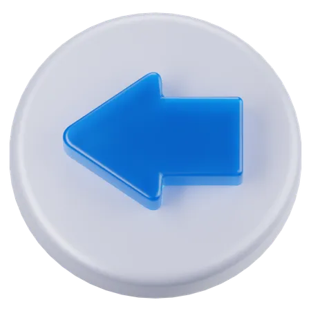 左矢印  3D Icon