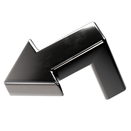 左矢印  3D Icon