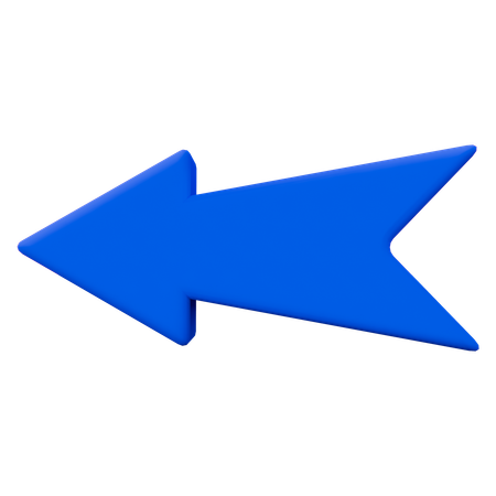 Left Arrow  3D Icon