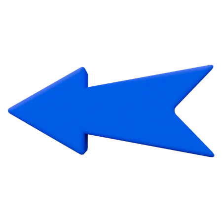 Left Arrow  3D Icon