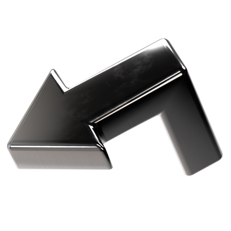 Left Arrow  3D Icon