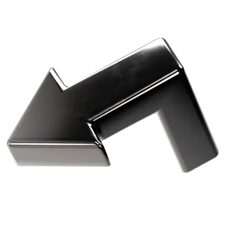 Left Arrow  3D Icon