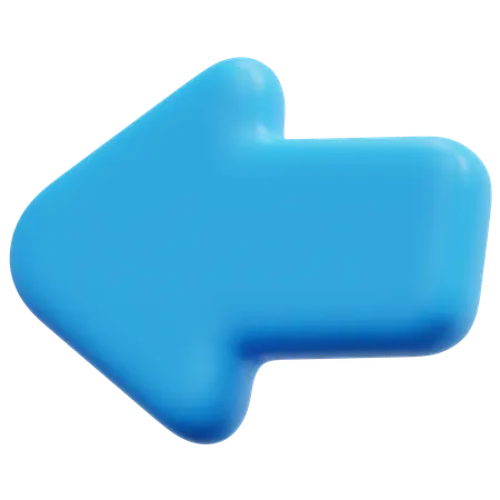 Left arrow  3D Icon