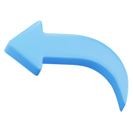 Left Arrow  3D Icon