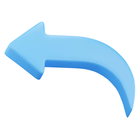 Left Arrow  3D Icon