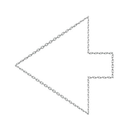 Left Arrow  3D Icon