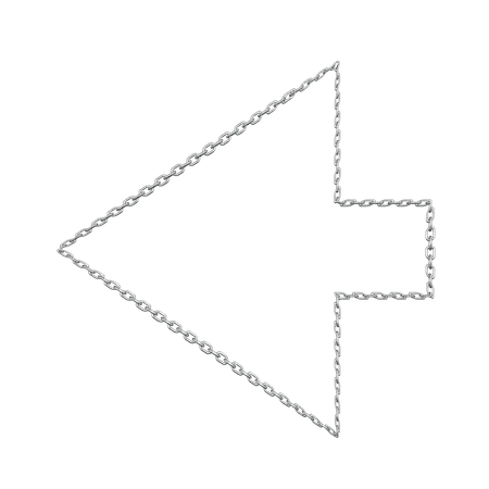 Left Arrow  3D Icon