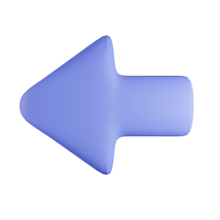 Left Arrow  3D Icon