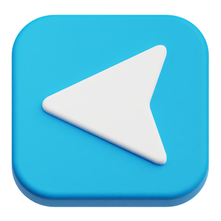 Left Arrow  3D Icon