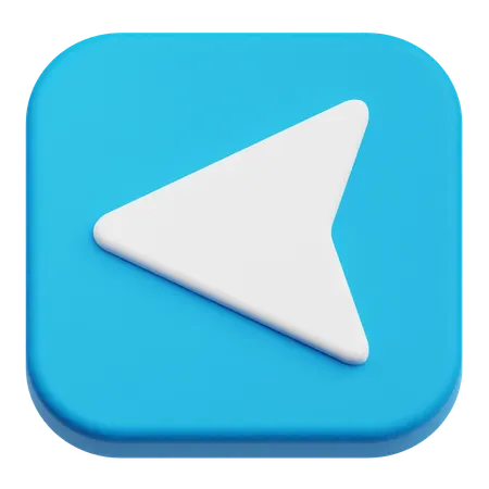 Left Arrow  3D Icon