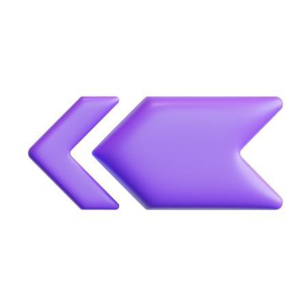 Left arrow  3D Icon