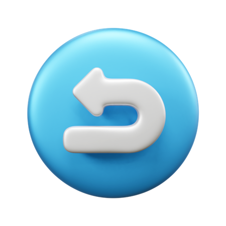 Left Arrow  3D Icon