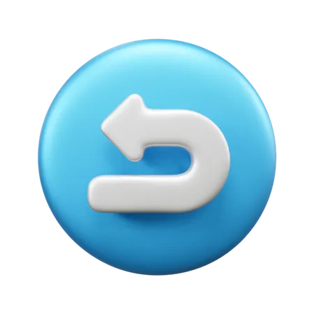 Left Arrow  3D Icon