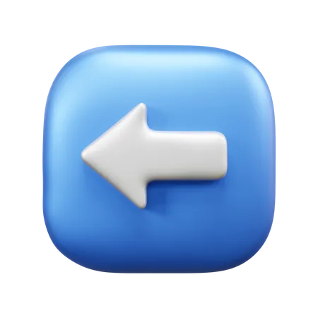 Left Arrow  3D Icon