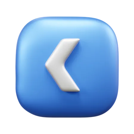 Left Arrow  3D Icon