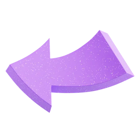 Left Arrow  3D Icon