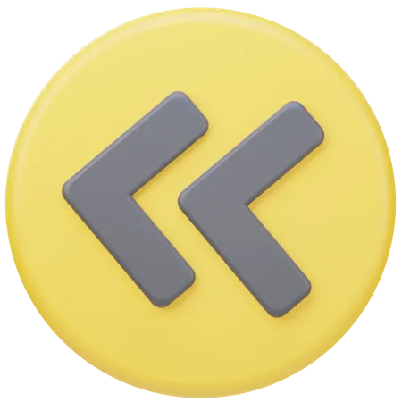 Left Arrow  3D Icon