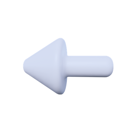 Left Arrow  3D Icon