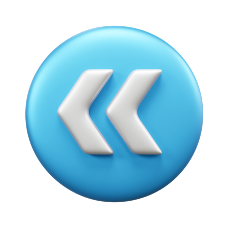 Left Arrow  3D Icon