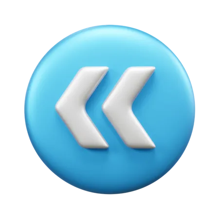 Left Arrow  3D Icon