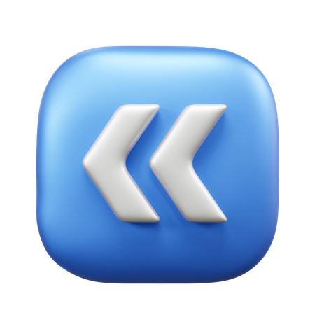 Left Arrow  3D Icon