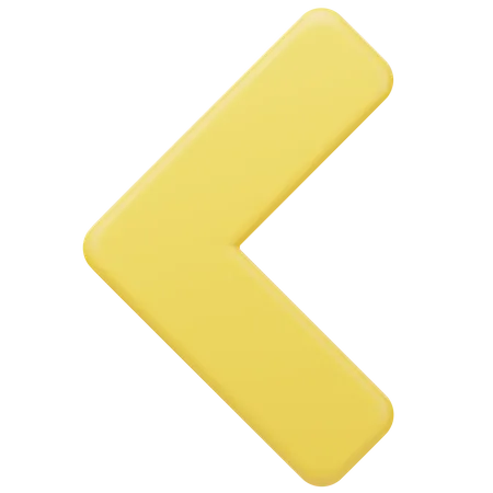 Left Arrow  3D Icon