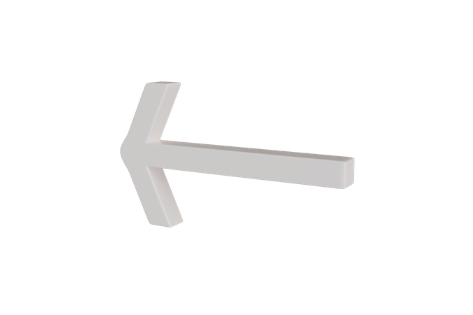 Left Arrow  3D Icon