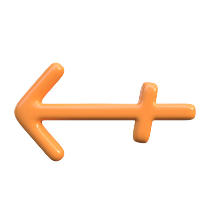 Left Arrow  3D Icon