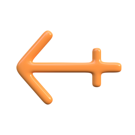 Left Arrow  3D Icon