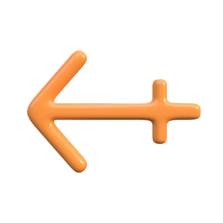 Left Arrow  3D Icon