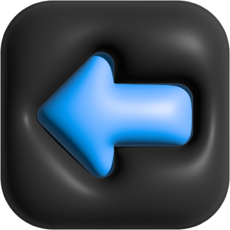 Left-Arrow  3D Icon