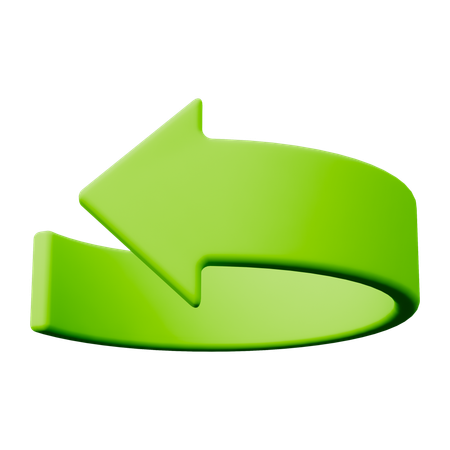 Left Arrow  3D Icon
