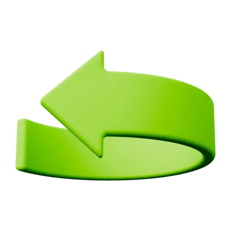 Left Arrow  3D Icon