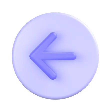 Left-arrow  3D Icon