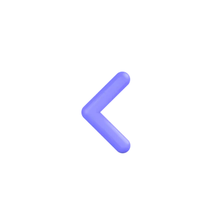 Left-arrow  3D Icon