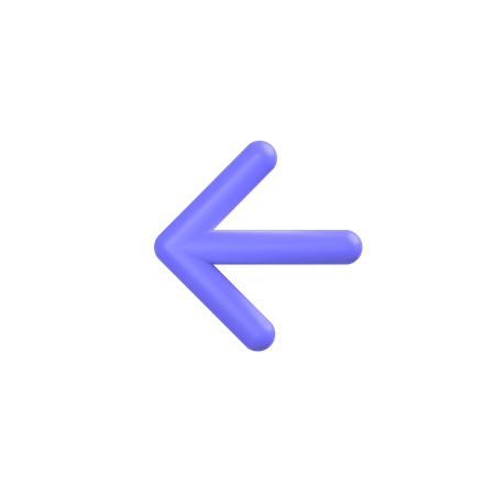 Left-arrow  3D Icon