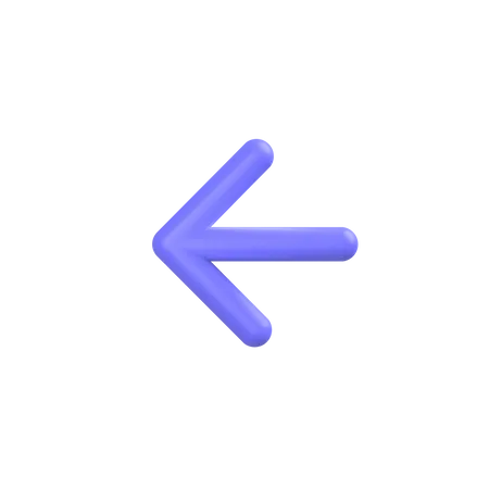 Left-arrow  3D Icon