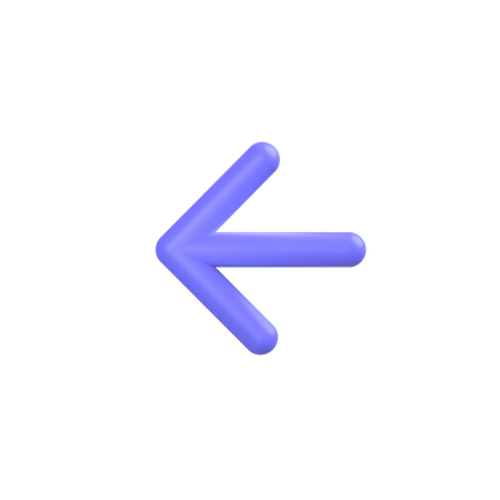 Left-arrow  3D Icon