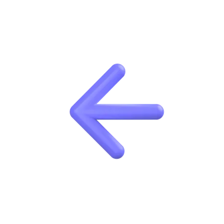 Left-arrow  3D Icon