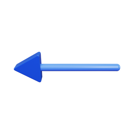 Left Arrow  3D Icon