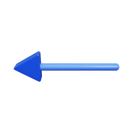 Left Arrow  3D Illustration