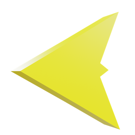 Left Arrow  3D Illustration