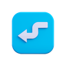 arrow to the left emoji 3d