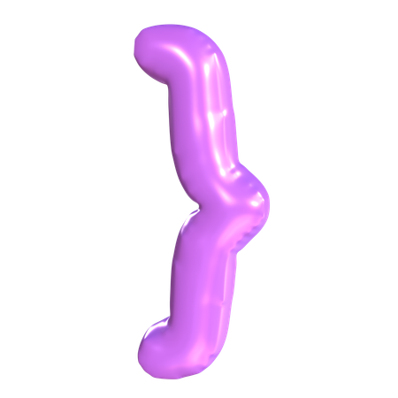 Left Bracket  3D Icon